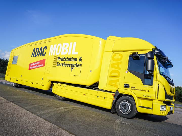 Das ADAC Prüfmobil für Brandenburg
