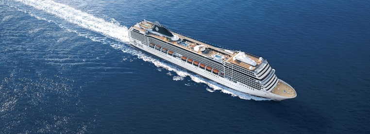 MSC Poesia Luftaufnahme