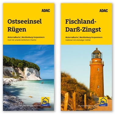 Titelmotive der ADAC Motorradkarten | ADAC Hansa e.V.