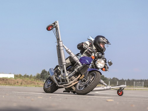 Motorrad-Training Schräglage
