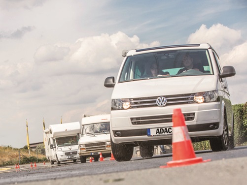 Fahrsicherheitstraining Wohnmobil, Caravan, Anhänger