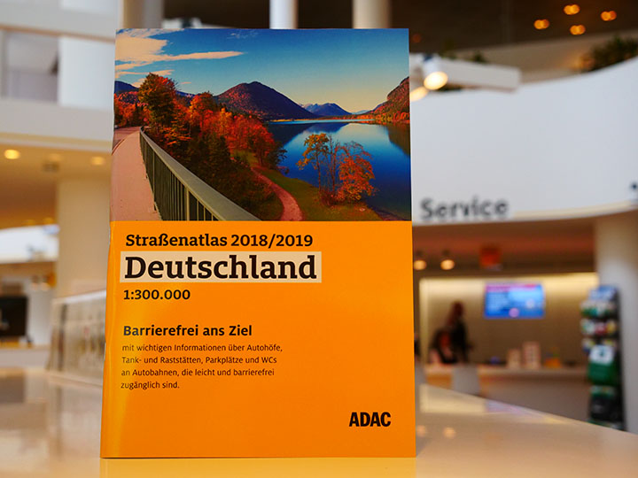 Straßenatlas Deutschland mit Fokus Barrierefreiheit