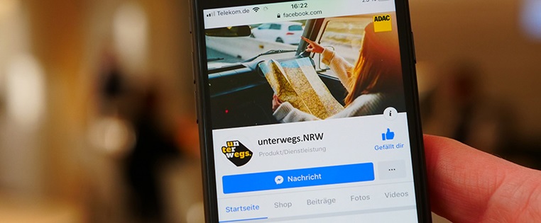 Facebook-Screenshot von unterwegs.NRW