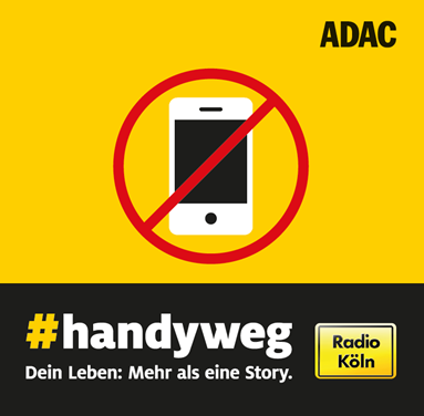 handyweg Kampagne ADAC Nordrhein Kampagnen-Logo handyweg