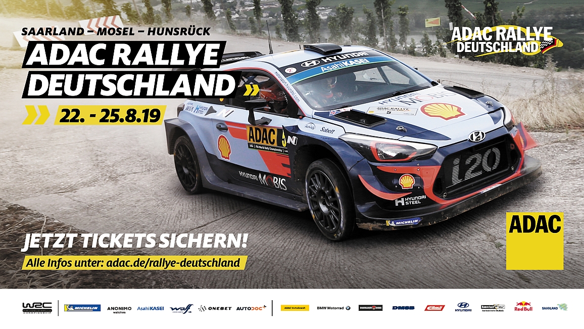 ADAC Rallye Deutschland 2019 Plakat