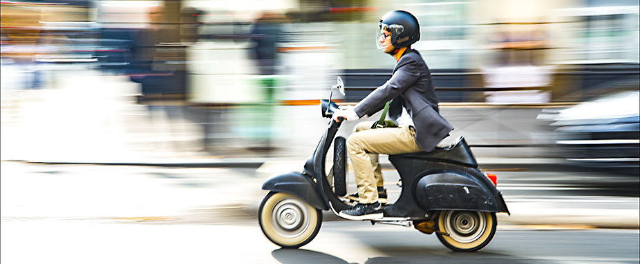 Tipps zum Rollerfahren ADAC