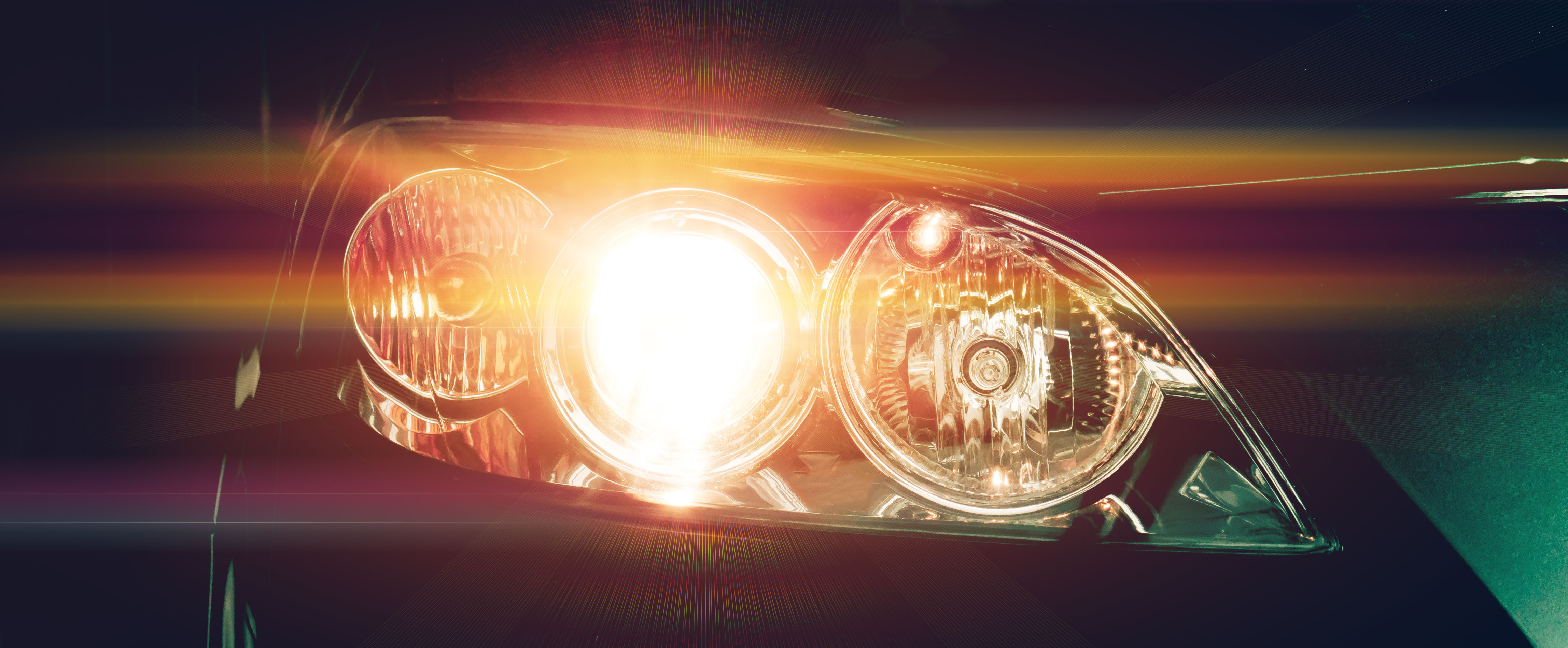 Scheinwerfer Nacht Auto Front