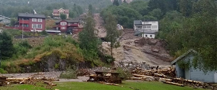 Erdrutsch in Norwegen