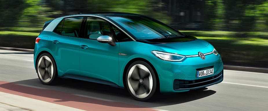 VW ID3 fahrend