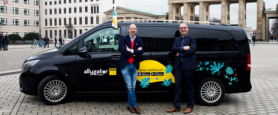 Allygator Shuttle, Ridesharing, Berlin, door2door, ADAC e.V.