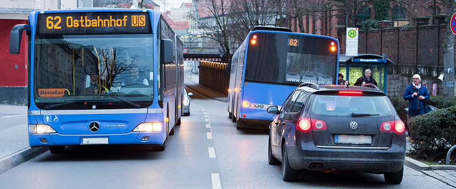 Bus, Ostbahnhof, München, Verkehr, Straße, Bahnhof, Haltestelle