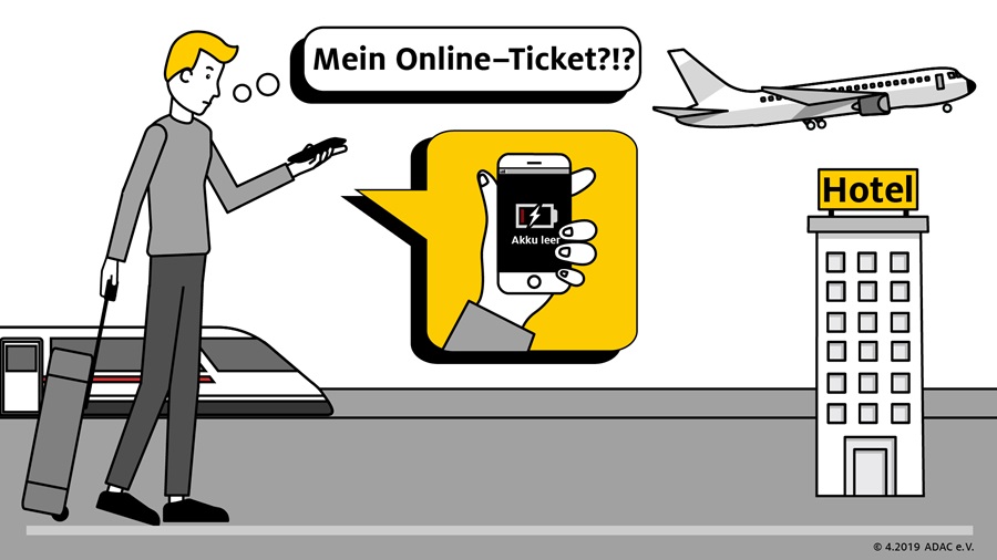 Reisebuchungen Per Handy Akku Leer Was Tun Adac