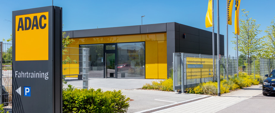 Gebäude des Standort des Fahrsicherheitstraining in Ingolstadt