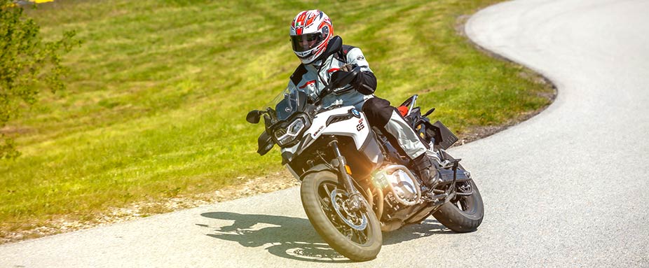 Motorrad bei Fahrsicherheitstraining in Augsburg