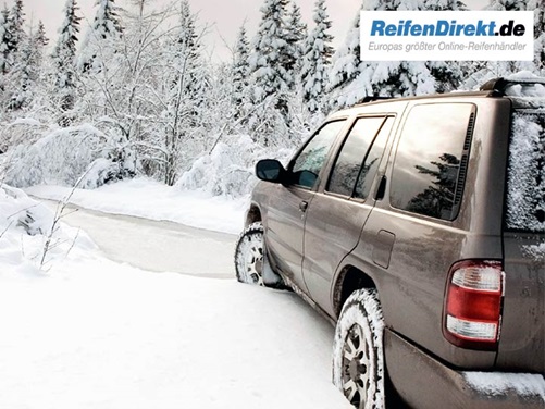 ReifenDirekt, Auto im Schnee