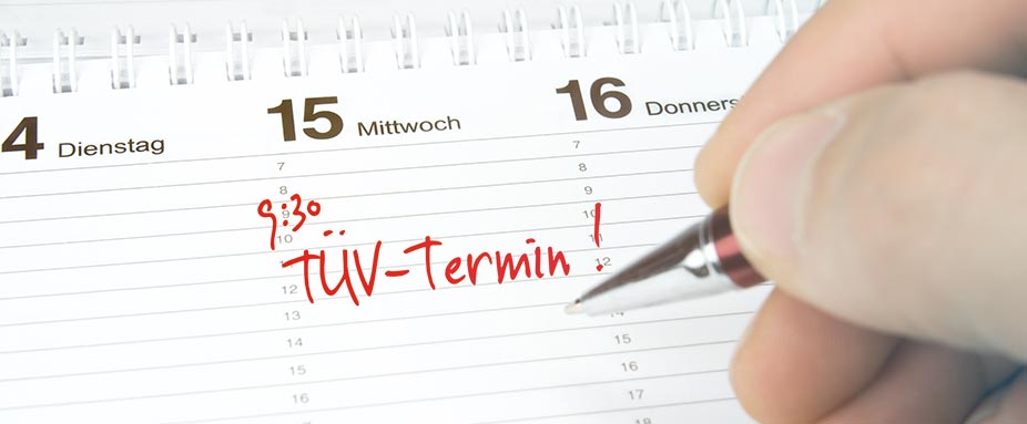 Motorrad - Hauptuntersuchung TÜV
