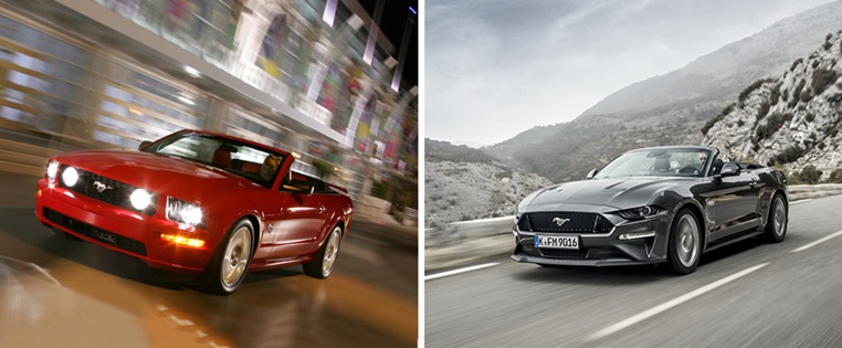 10yearschallenge Ford Mustang