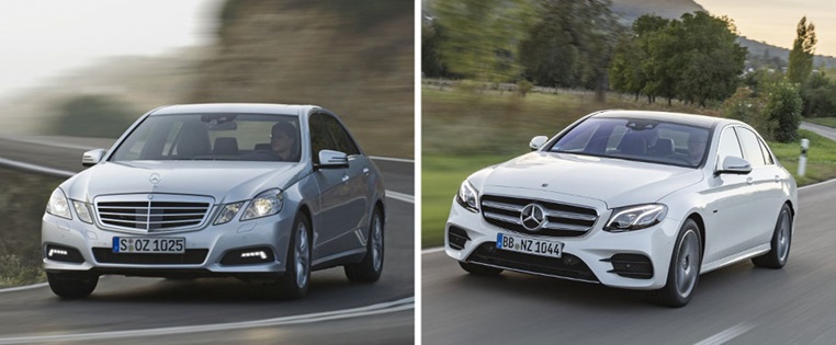 10yearschallenge Mercedes E Klasse