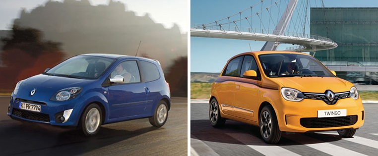 10yearschallenge Renault Twingo