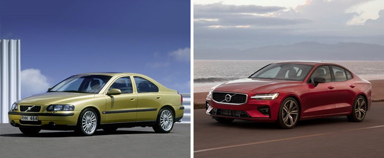 10yearschallenge Volvo S60