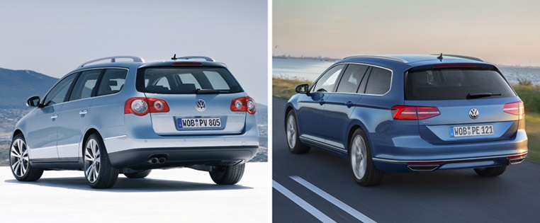 10yearschallenge VW Passat