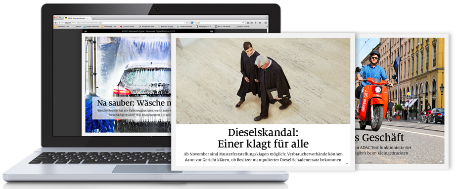 ADAC Motorwelt Produktbanderole