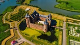 Wasserschloss in der Nähe von Amsterdam