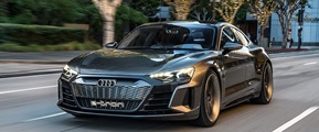Audi e-tron GT Concept auf Testfahrt in Los Angeles
