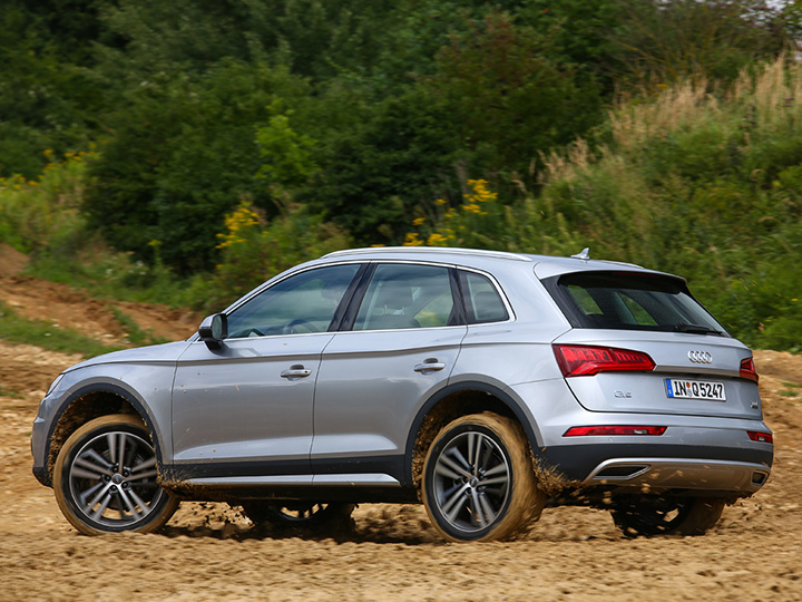 Luftfederung verschafft dem Audi Q5 Bodenfreiheit