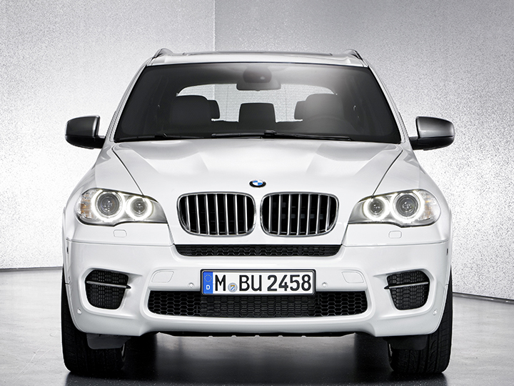 BMW X5 Weiß Frontansicht