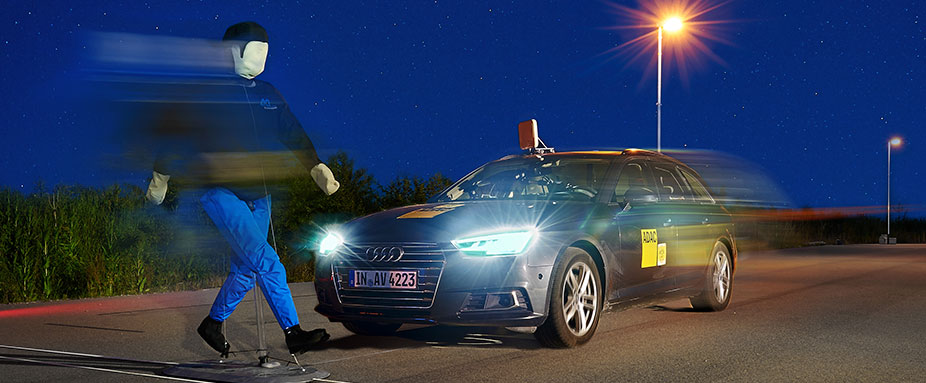Bremsassistenzsysteme werden vom ADAC getestet