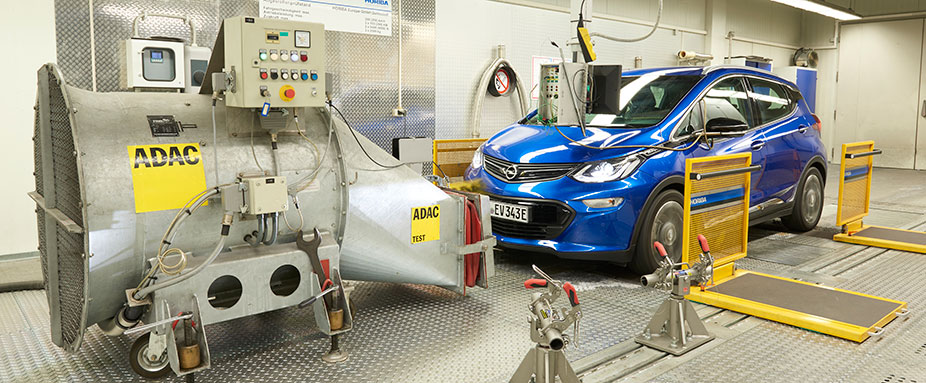 Opel Ampera E auf dem Prüfstand