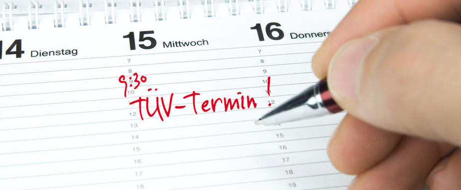 TÜV Termin im Kalender