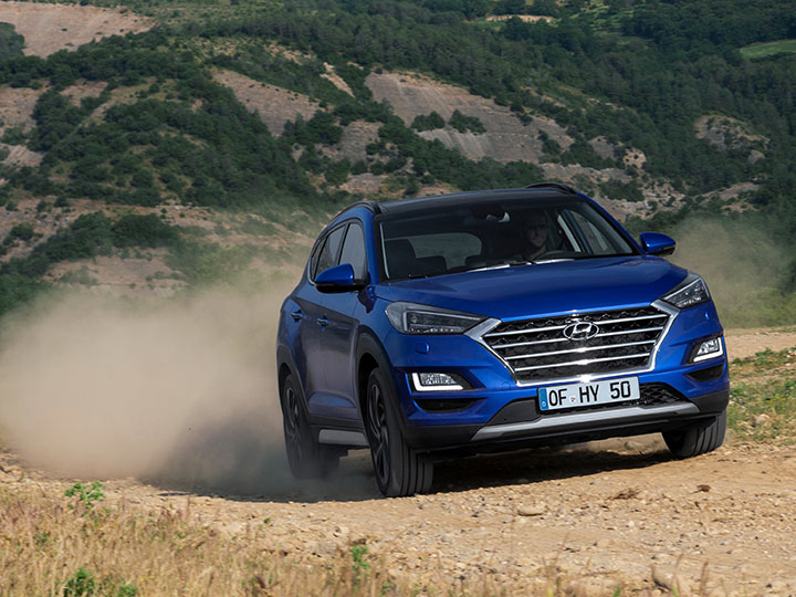 Frontansicht des Hyundai Tucson