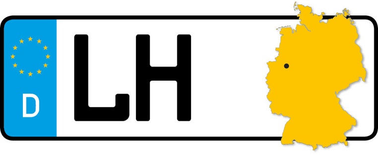 ADAC Kennzeichenserie Lüdinghausen