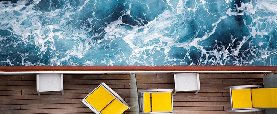 Auf einem Aida Kreuzfahrtschiff