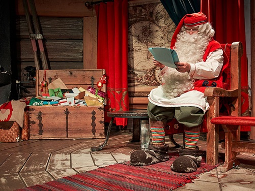Weihnachtsmann in Lappland