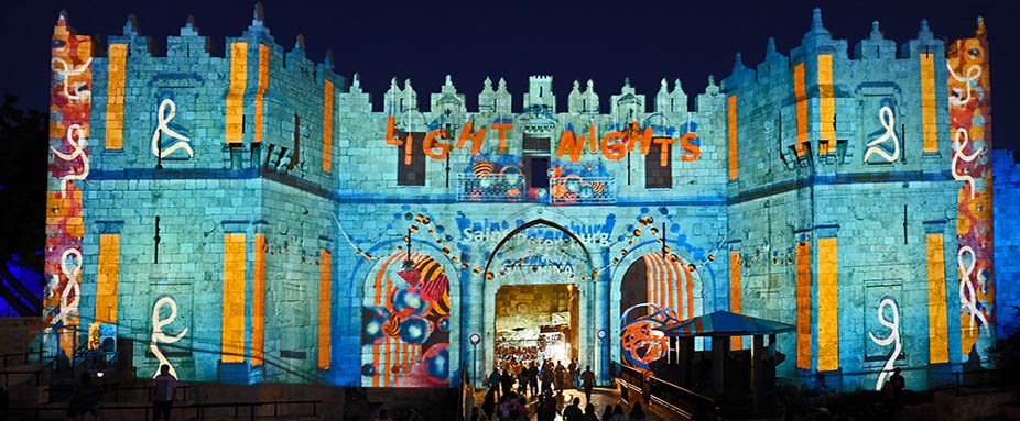 Lichterfest Light in Jerusalem