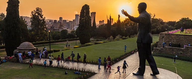 Nelson Mandela Statue in Pretoria