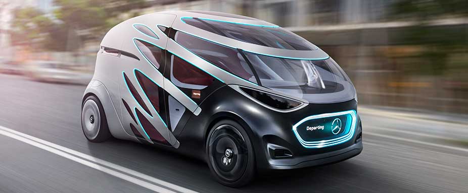 Mercedes Urbanetic fahrend