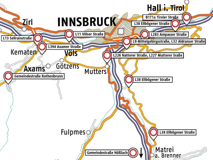 Fahrverbote in Österreich: Tirol und Salzburg sperren ... Fahrverbote in Österreich: Tirol und Salzburg sperren ...