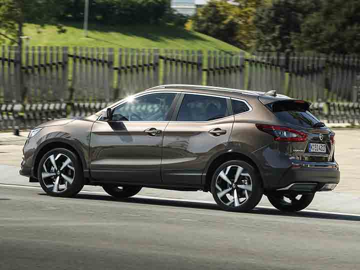 Seitenansicht des Nissan Qasqai