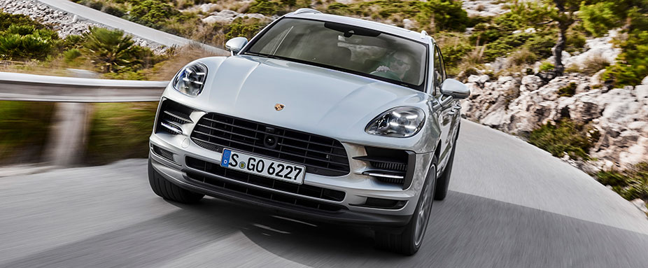 Frontansicht Porsche Macan