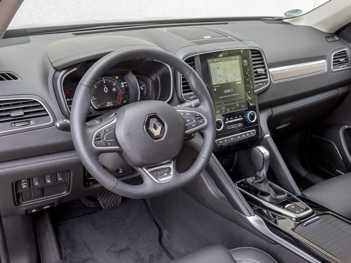 Wohnzimmeratmosphäre im Innenraum des Renault Koleos