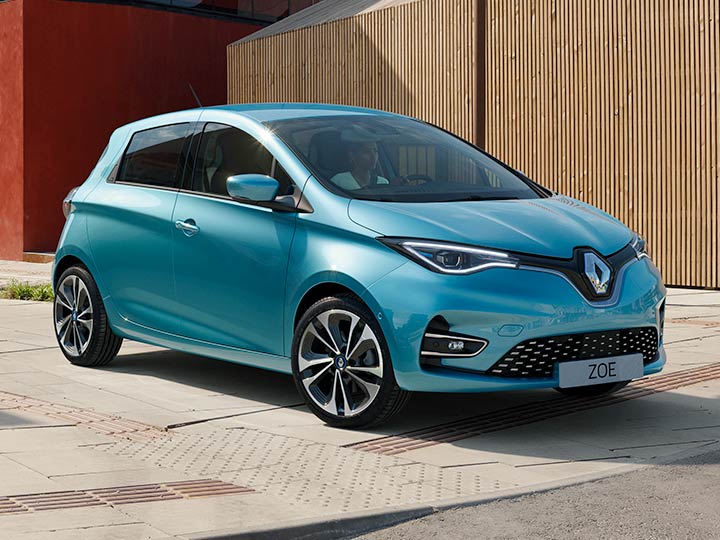 Seitenansicht des Renault Zoe