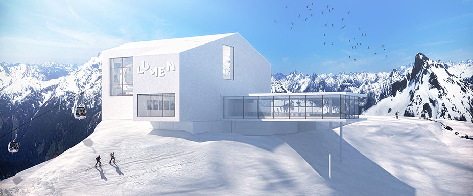 Rendering von Liftanlage