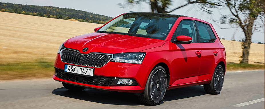 Der neue Skoda Fabia in Fahrt