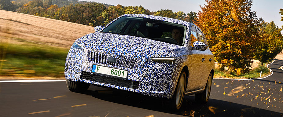 Der neue Skoda Scala 2018 in Fahrt