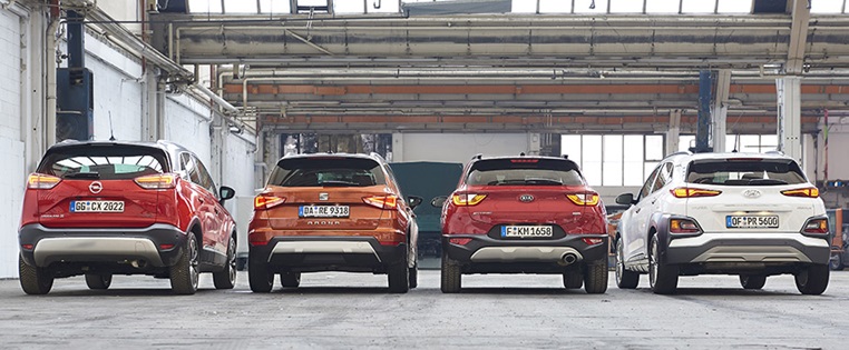SUV Vergleichstest Heckansicht