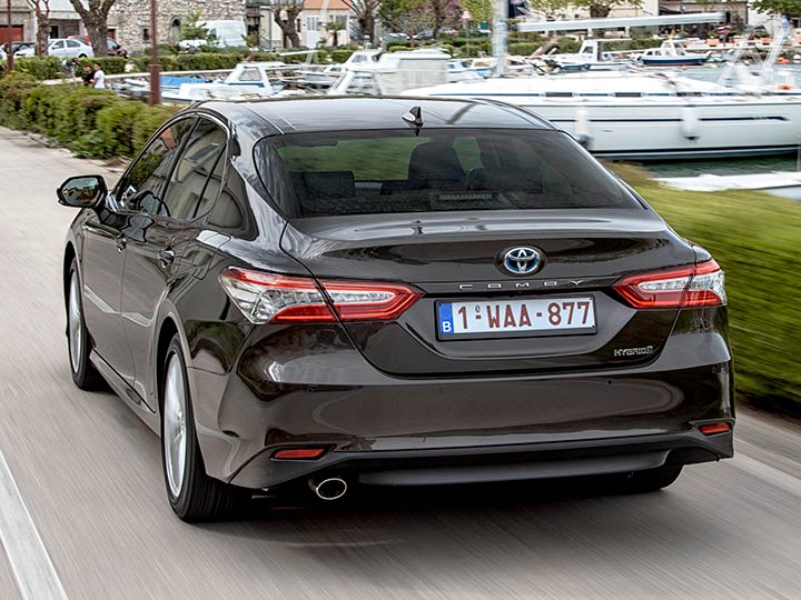 Toyota Camry 2019 Test Daten Bilder Hybrid Verbrauch